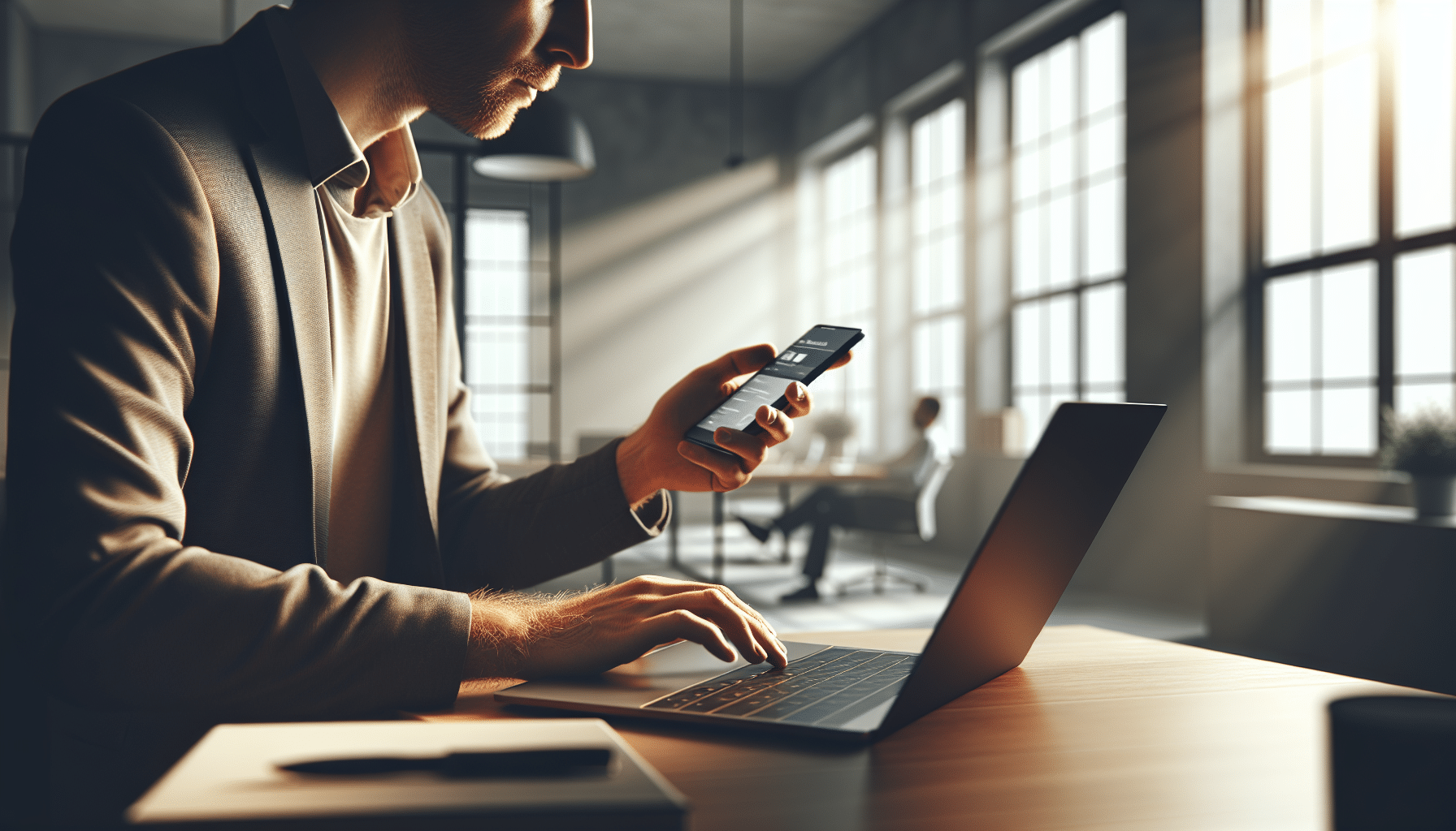 Banking-Malware-Gefahr beim mobilen Banking im Büro