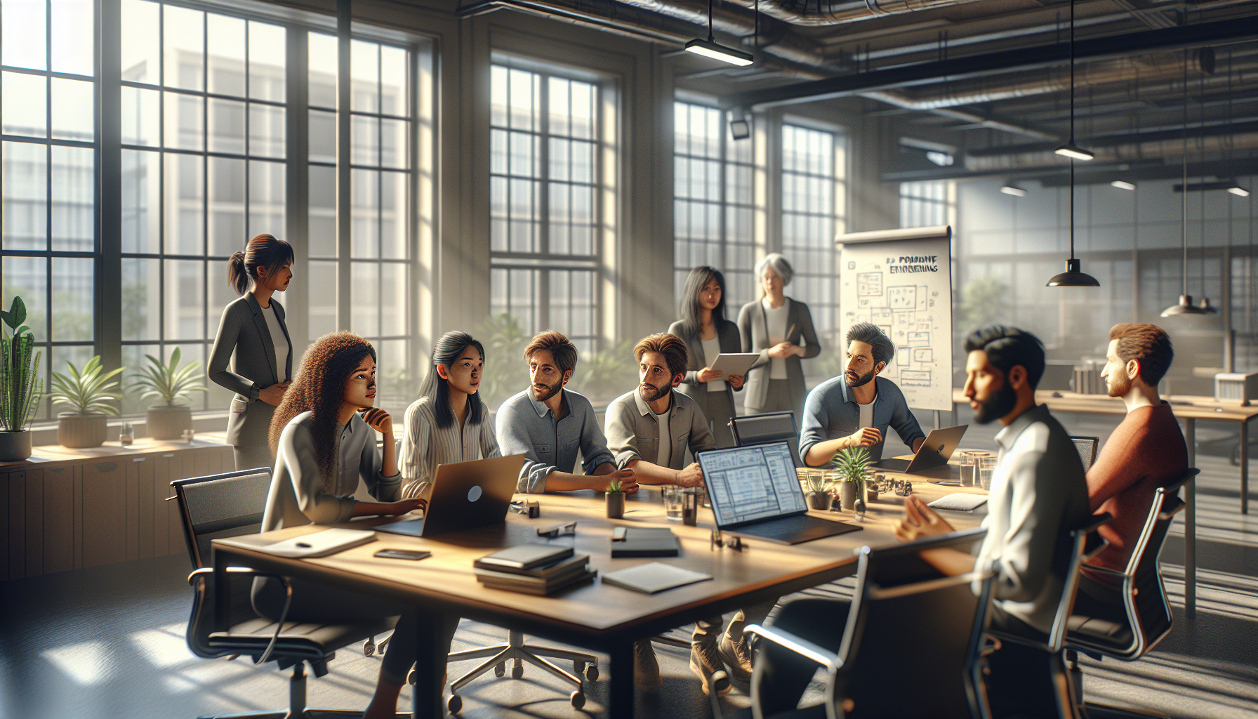Diverse Diskussion über innovative Prompt Engineering Lösungen.