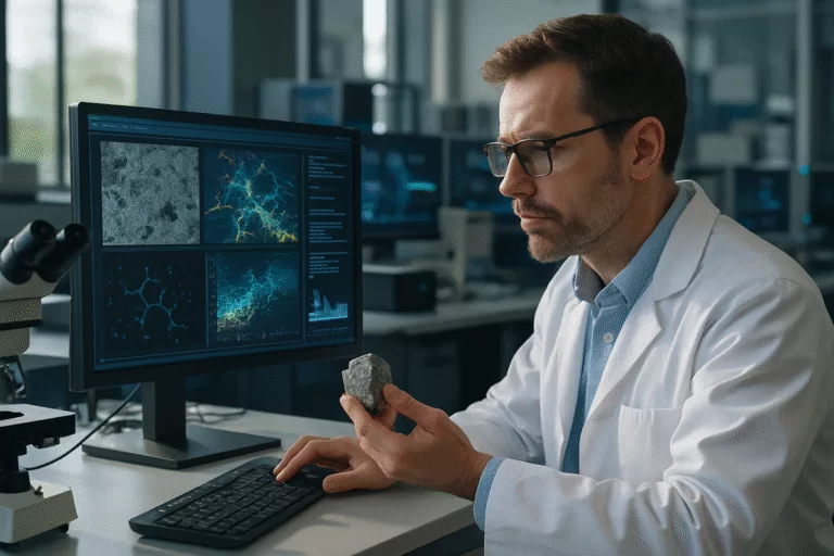 KI-gestützte Materialanalyse im modernen Labor
