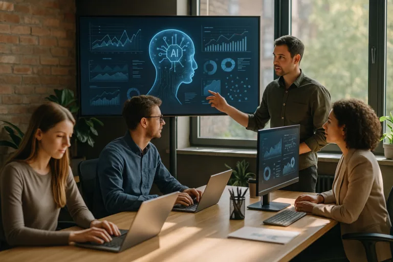 Agentische KI im Marketingbüro mit Expertenteam